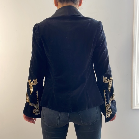 Roberto Rodriguez Black Velvet Jacket - Picture 4 of 9